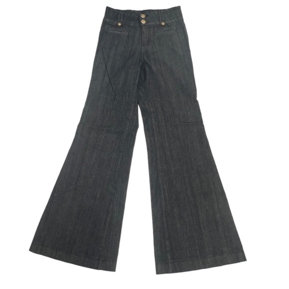 Flying Monkey Blue Flare Jeans Size 9 Junior’s - Picture 1 of 6